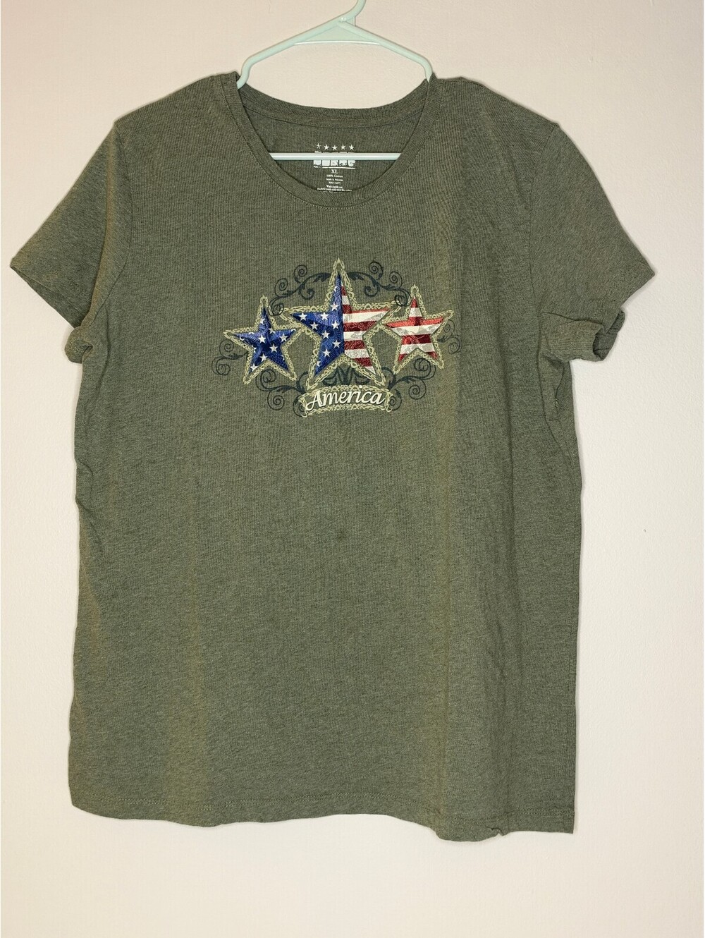 Olive Graphic Short Sleeve T Shirt